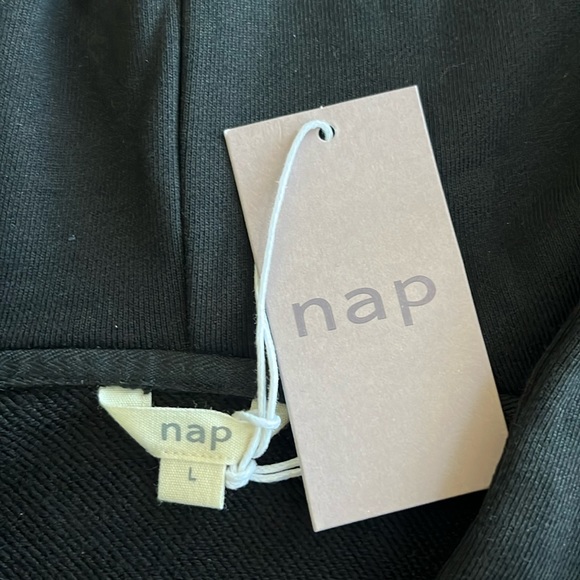 Nap Loungwear Pullover Hoodie - Size Large, Black - Picture 4 of 5